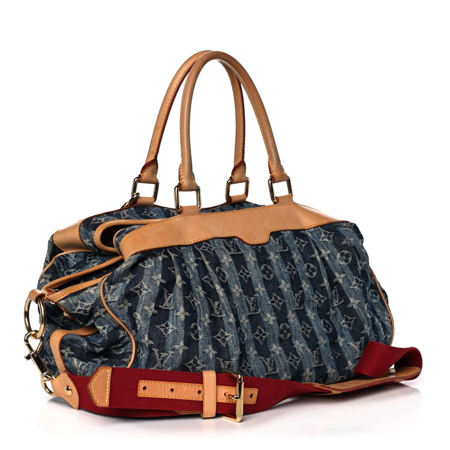 Louis Vuitton Denim Raye Cabas GM 3 of 12