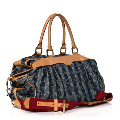Louis Vuitton Denim Raye Cabas GM 3 of 12