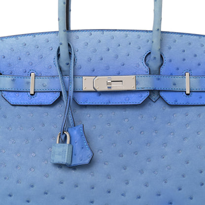 Hermes Ostrich Birkin 30 Mykonos 8 of 15