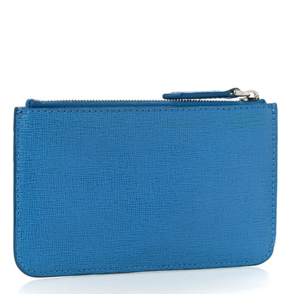 Fendi Vitello Elite Crystal Eye Monster Coin Pouch Key Case Royal Blue Papavero Multicolor 3 of 10