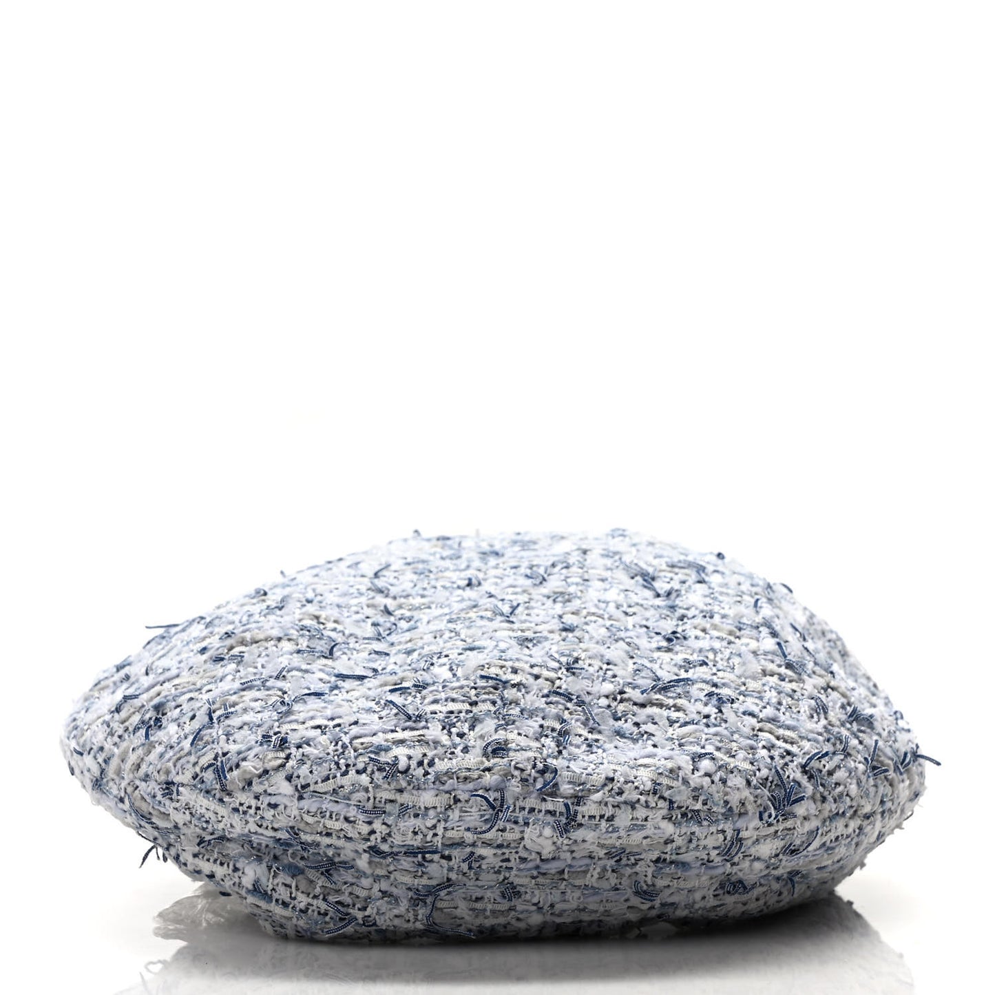 Cotton Tweed CC Beret S Blue White