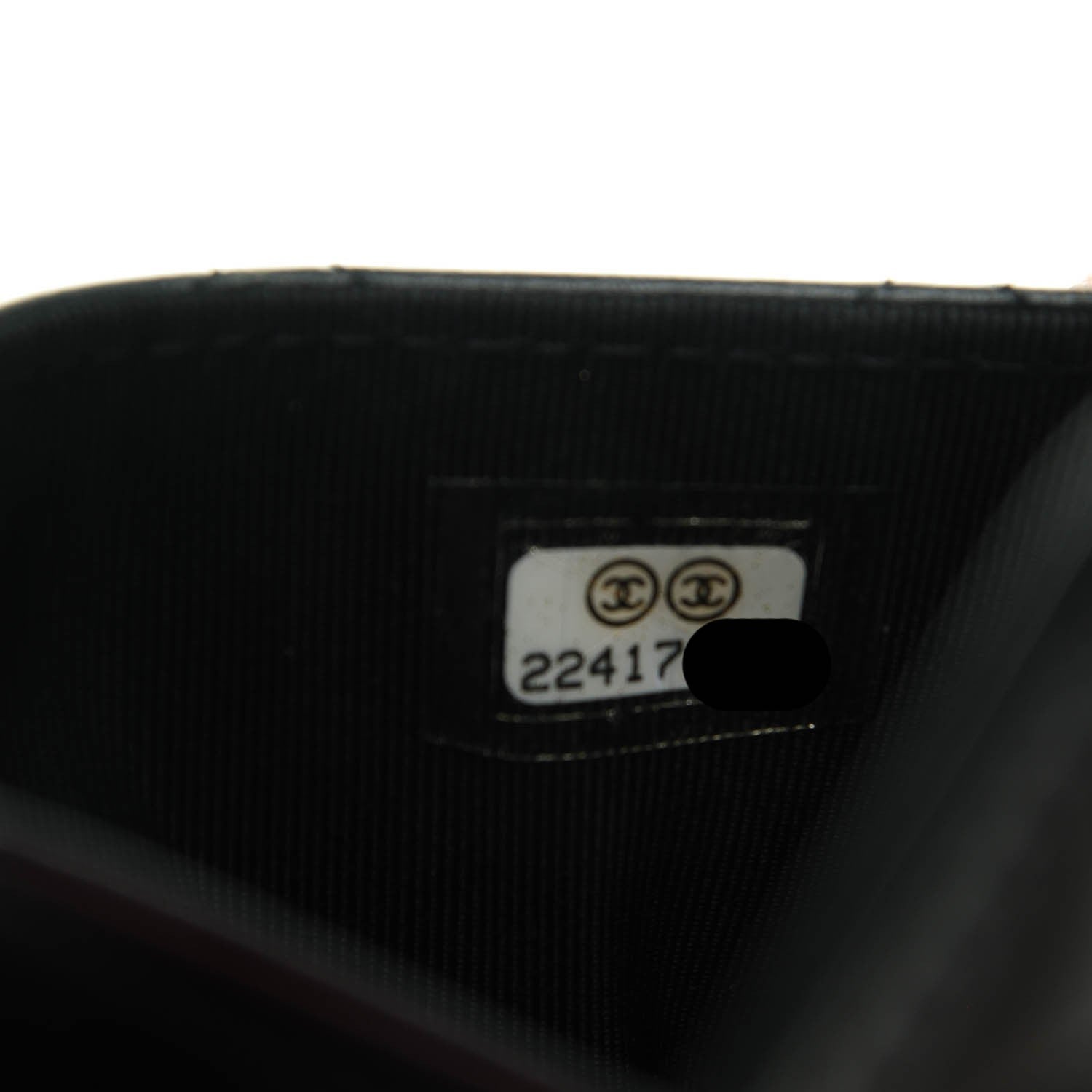 Chanel Lambskin Quilted Flap Card Holder Black 7 of 8