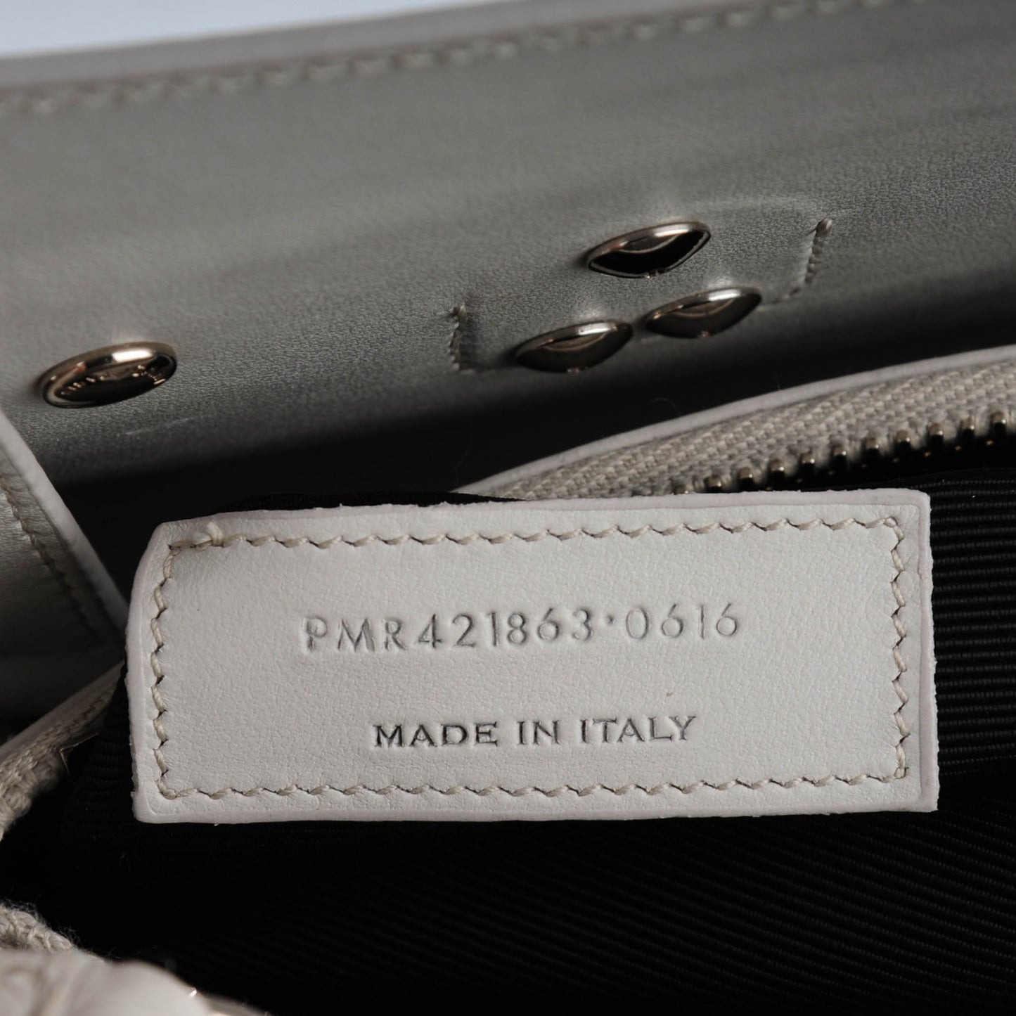Calfskin Crocodile Embossed Baby Sac De Jour Gris Perle