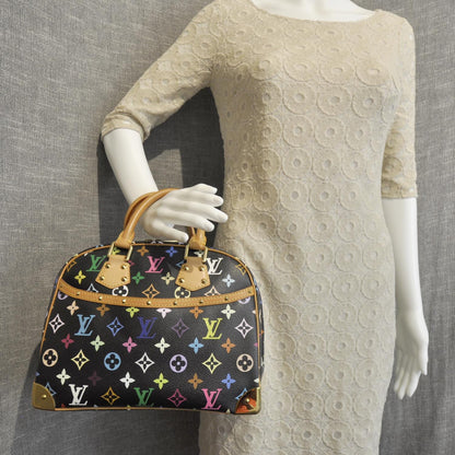 Louis Vuitton Monogram Multicolor Trouville Black 3 of 9
