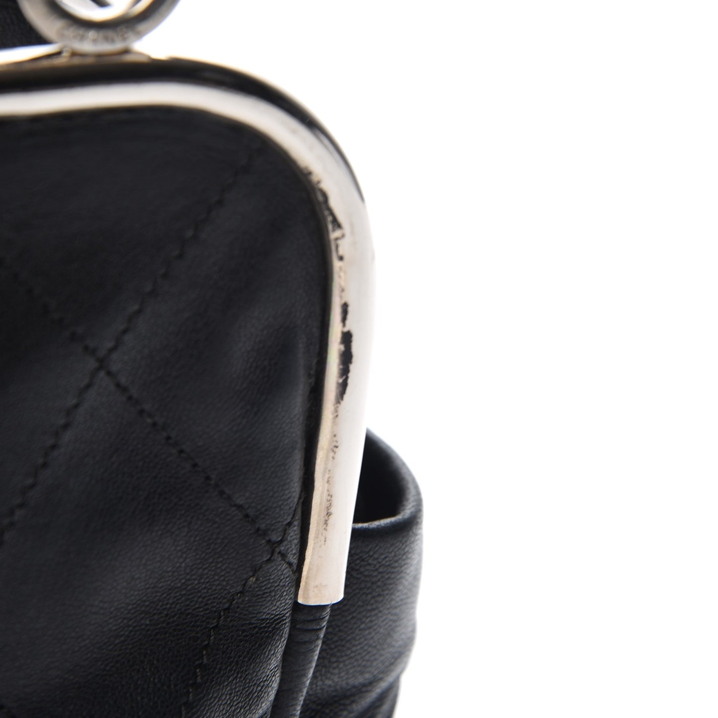 Lambskin Ultimate Soft Frame Bag Black