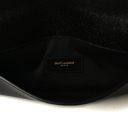 Saint Laurent Grain De Poudre Uptown Pouch Black 6 of 7
