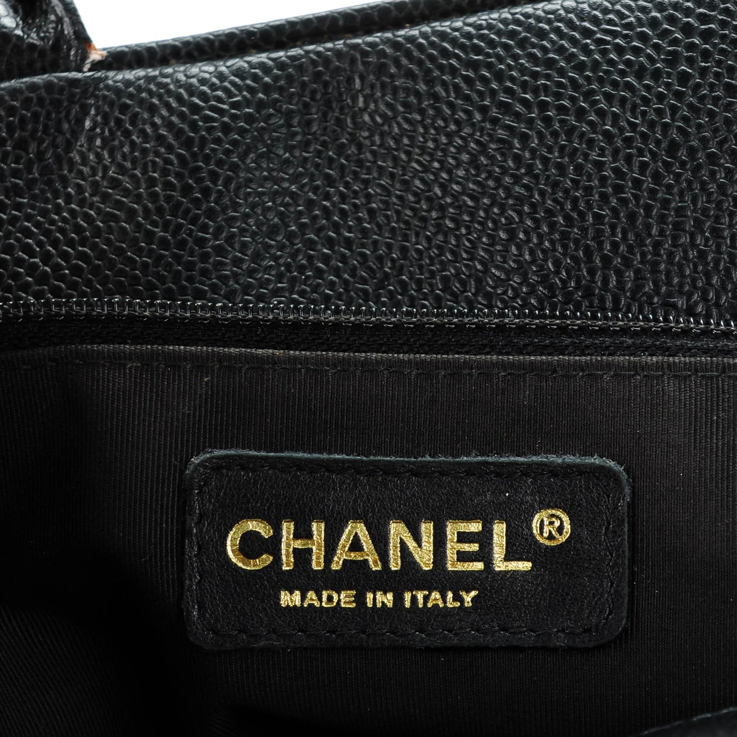Caviar Quilted Large Bowler Black