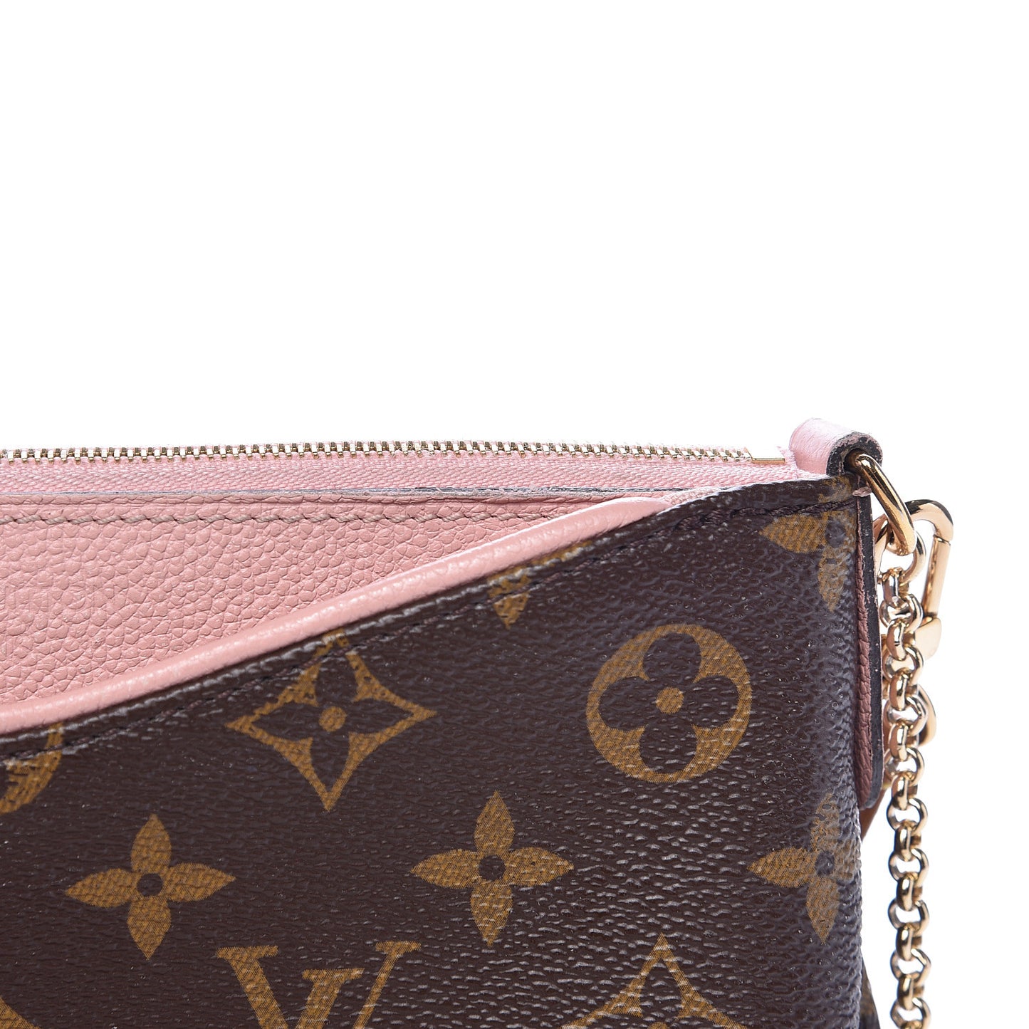 Monogram Pallas Clutch Rose Poudre