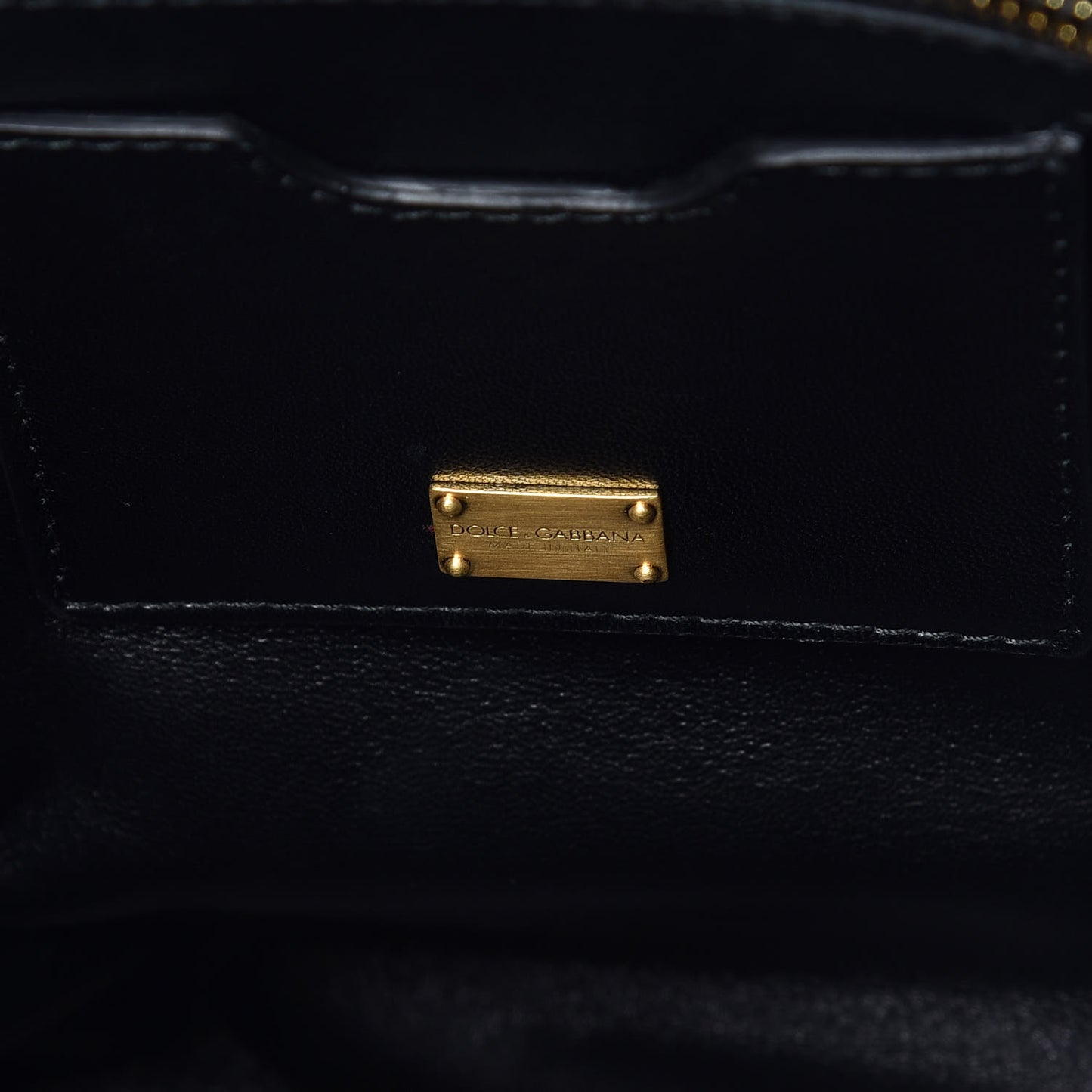 Calfskin Frame Bag Black