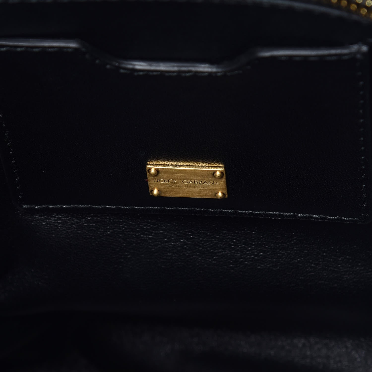 Dolce & Gabbana Calfskin Frame Bag Black 6 of 8