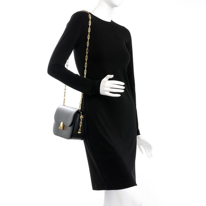 Valentino Garavani Vitello Chain Flap Bag Black 2 of 6