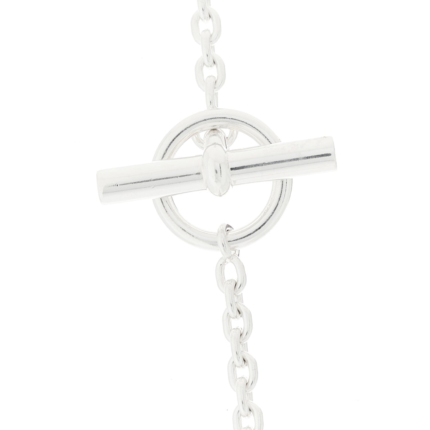 Hermes Sterling Silver Farandole Necklace 80 5 of 6