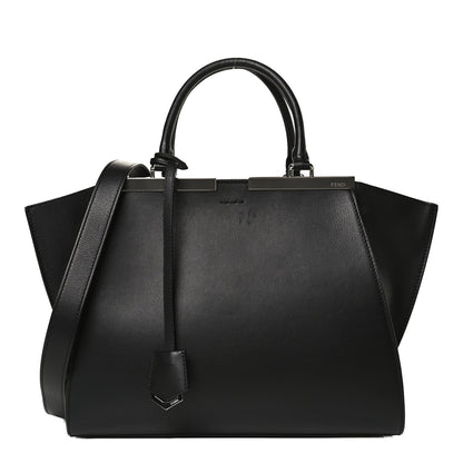 Fendi Vitello Dolce Petite 3jours Tote Black 1 of 12