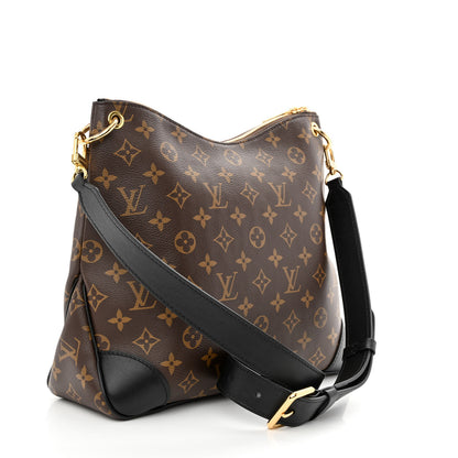 Louis Vuitton Monogram Odeon MM Black 3 of 9