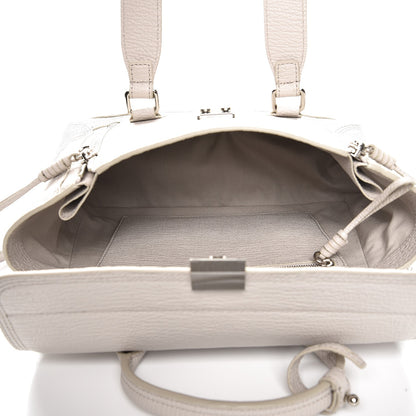 3.1 Phillip Lim 3.1 Textured Calfskin Medium Pashli Satchel Feather 6 of 11