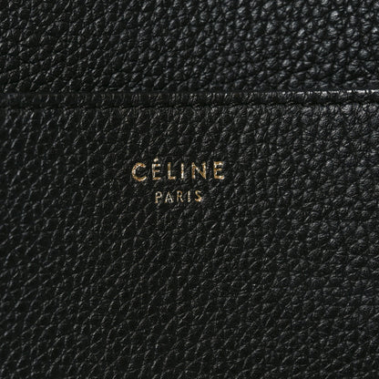 Celine Soft Grained Calfskin Sangle Bucket Bag Black 6 of 9
