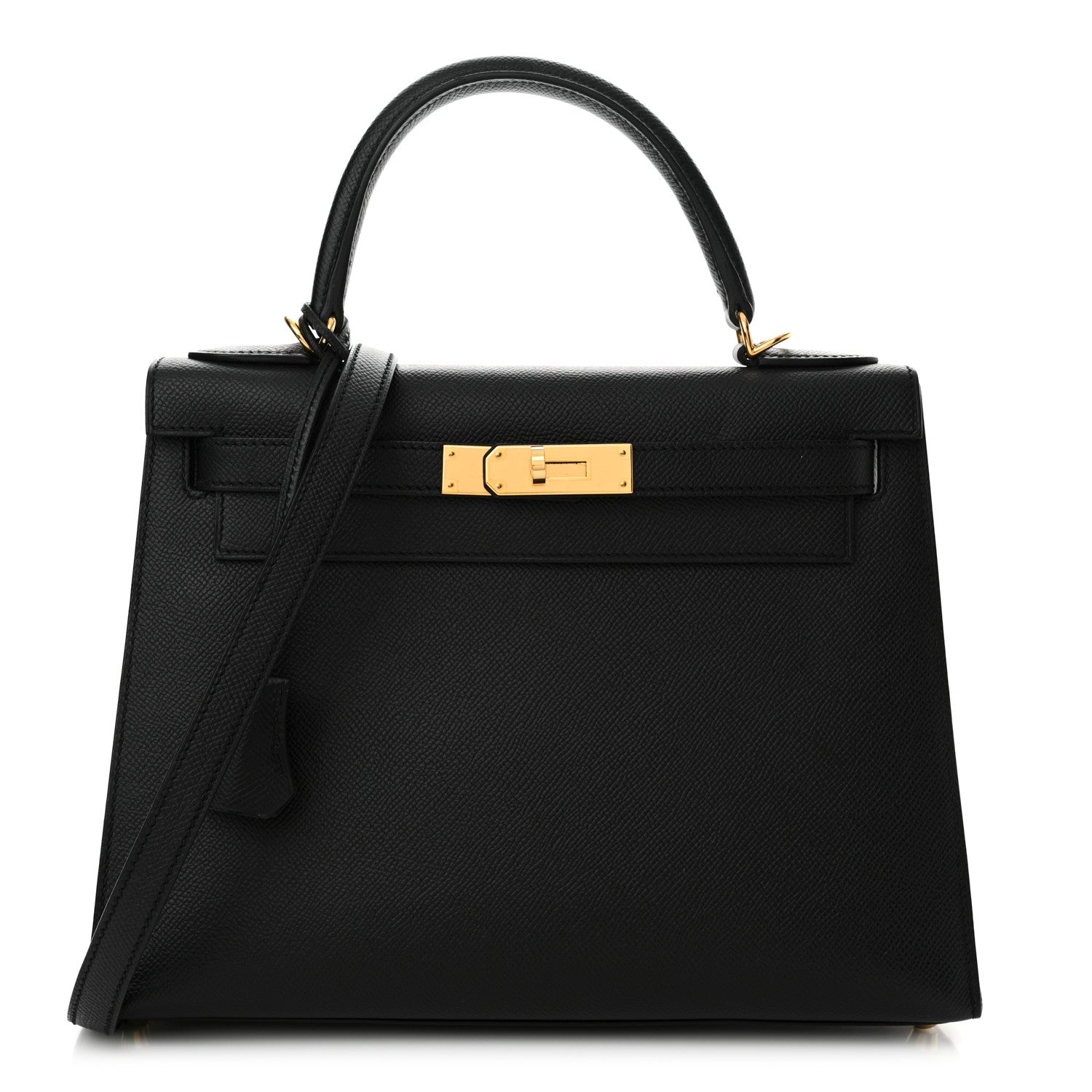 Hermes Epsom Kelly Sellier 28 Black 1 of 17