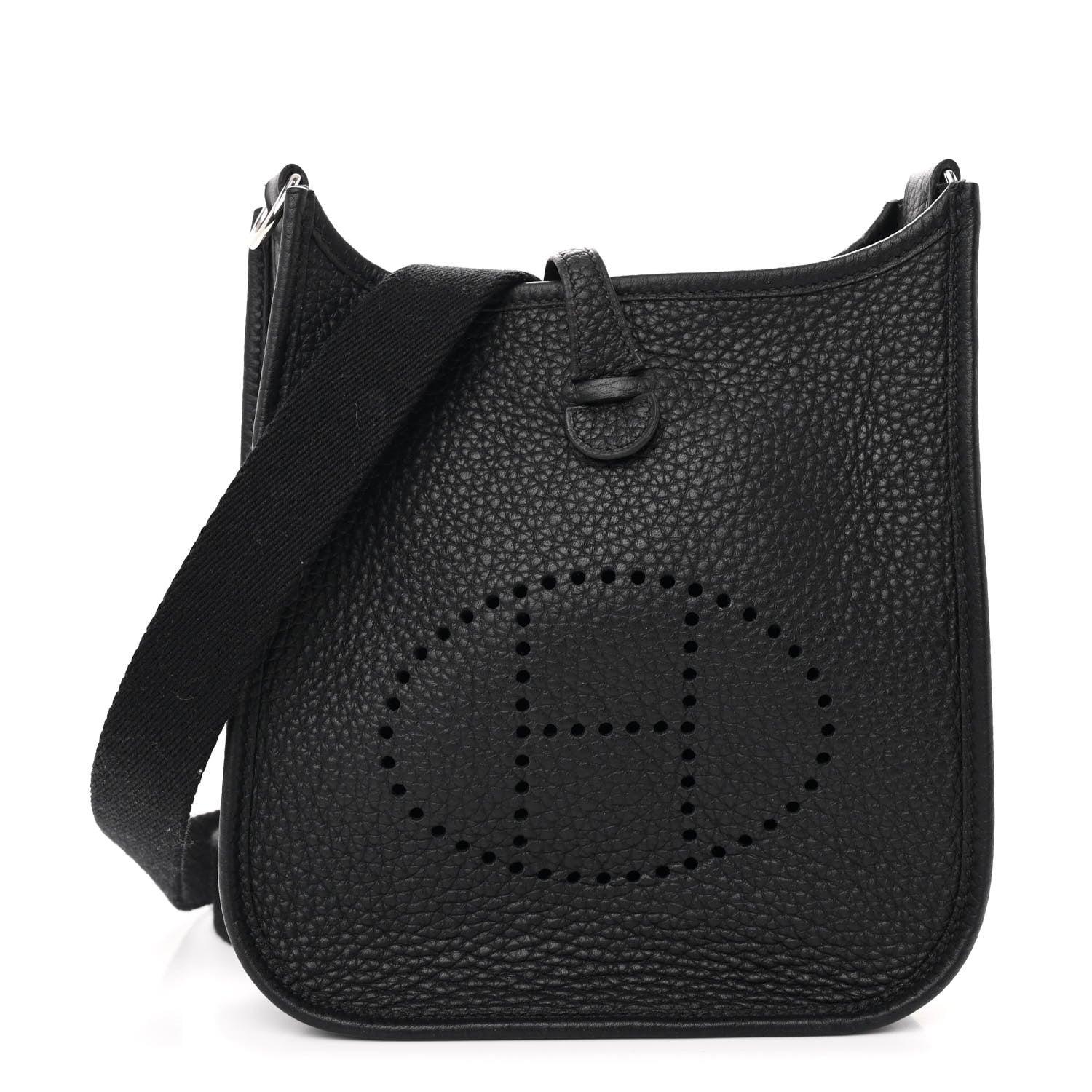 Hermes Taurillon Clemence Evelyne TPM Black 1 of 10