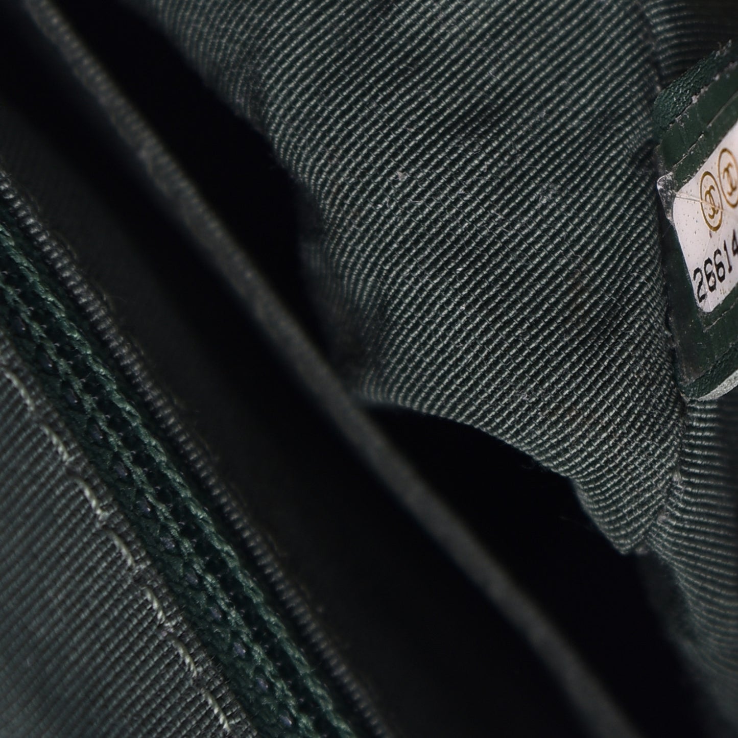 Calfskin Quilted Large Urban Spirit Backpack Dark Green