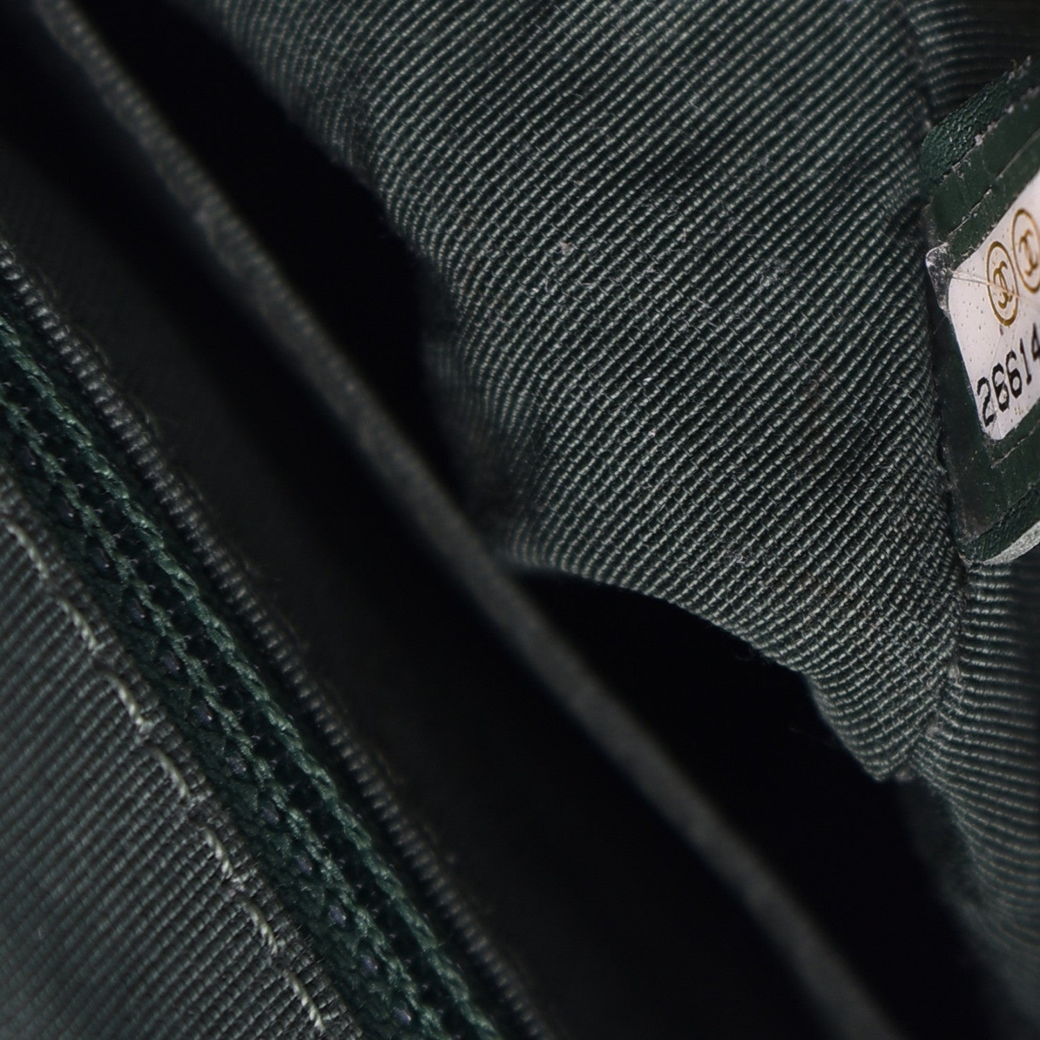 Chanel Calfskin Quilted Large Urban Spirit Backpack Dark Green 6 of 9