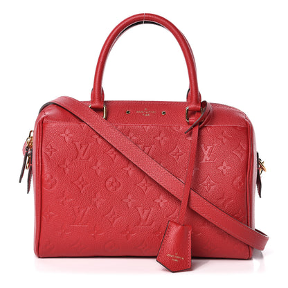 Louis Vuitton Empreinte Speedy Bandouliere 25 NM Scarlet 1 of 11