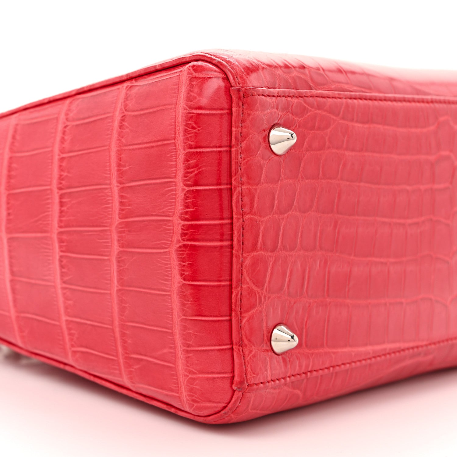Christian Dior Alligator Medium Lady Dior Red 8 of 10