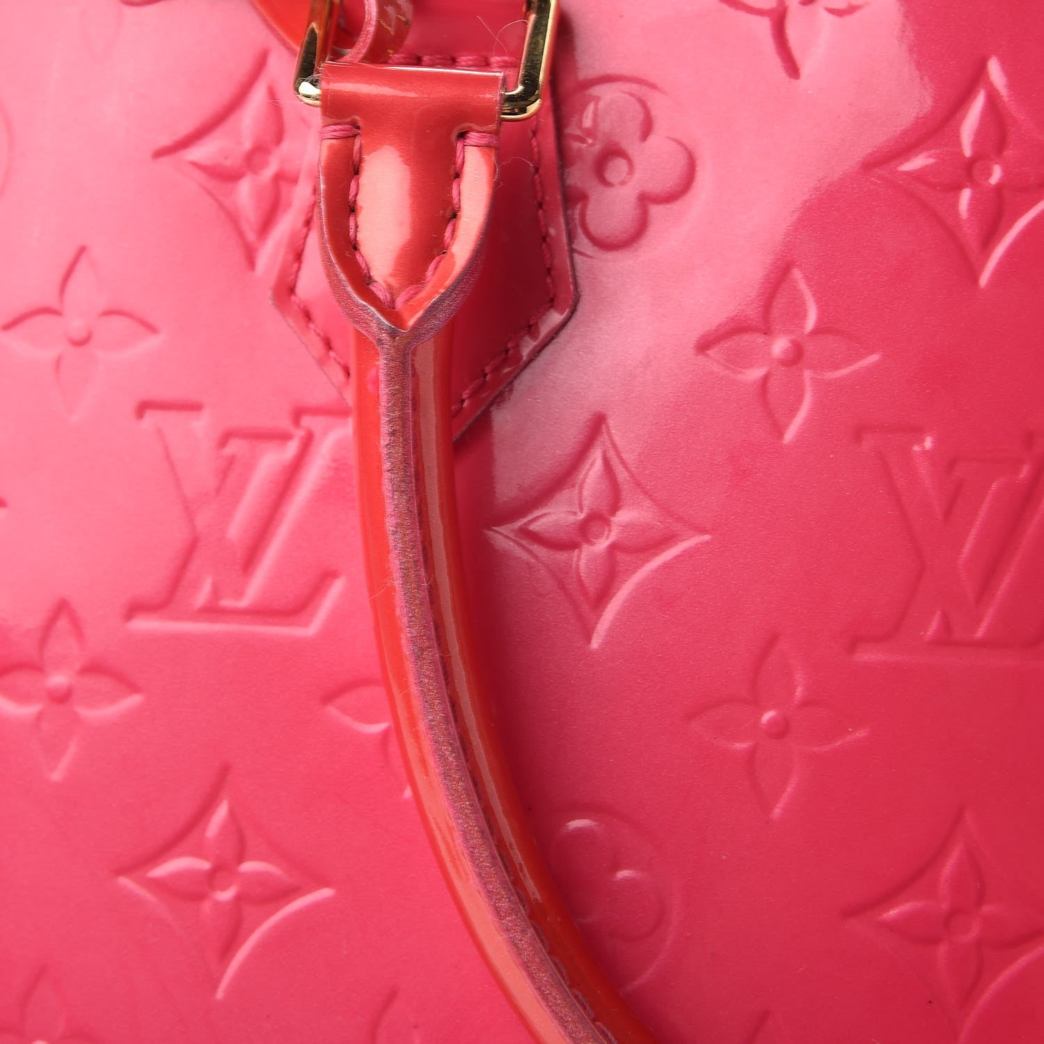 Louis Vuitton Vernis Roses Alma MM Rose Pop 15 of 19