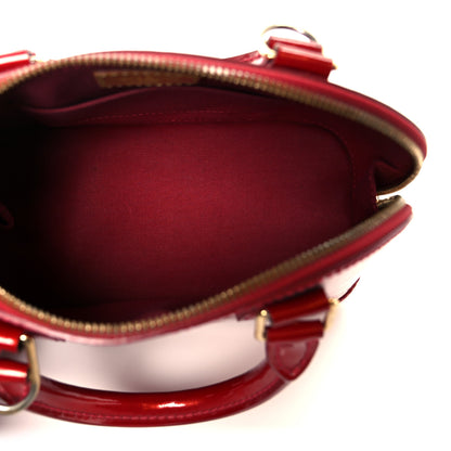 Louis Vuitton Vernis Alma BB Cherry 5 of 10