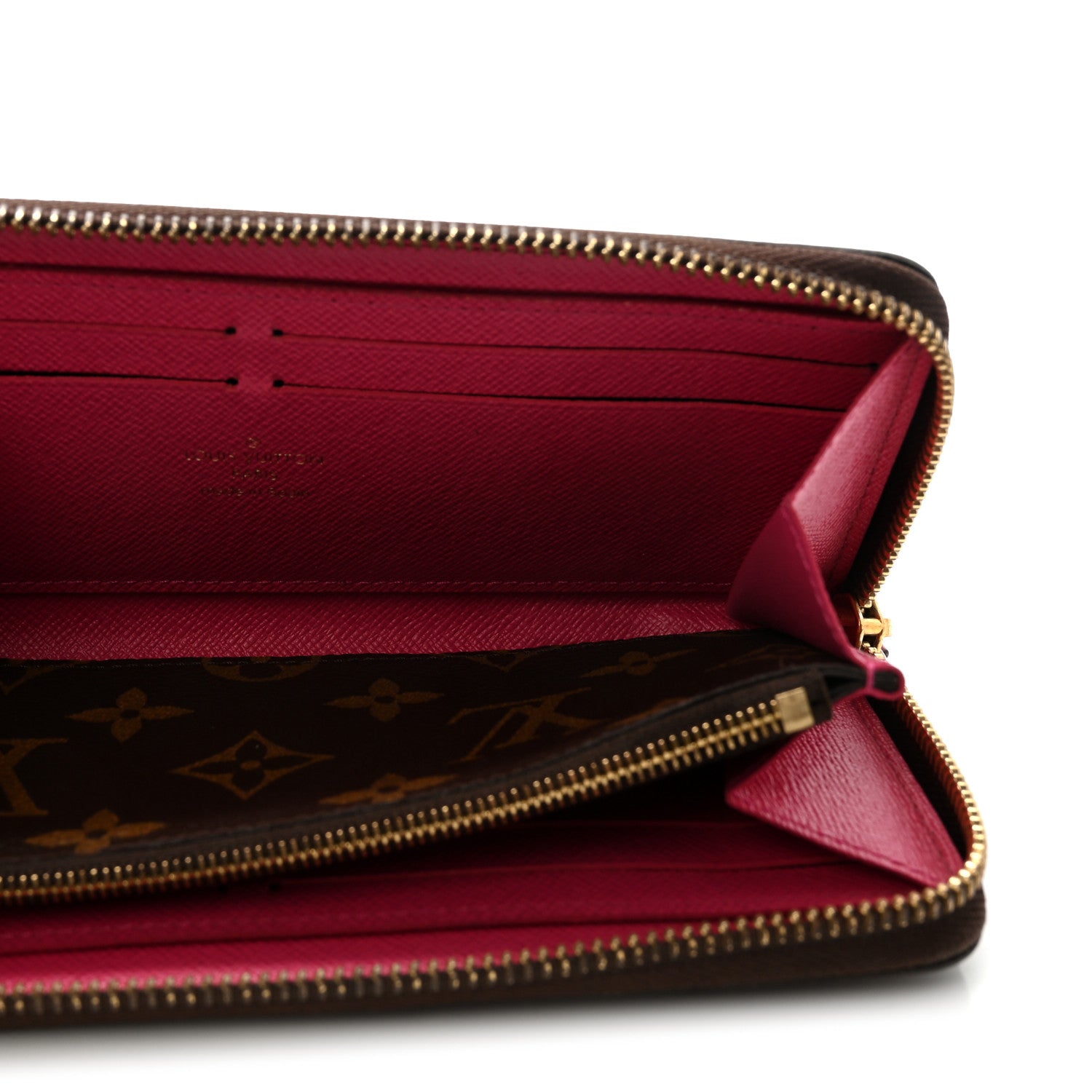 Louis Vuitton Monogram Clemence Wallet Fuchsia 5 of 6