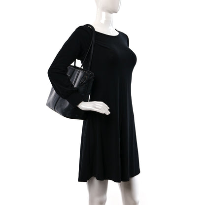 MCM Visetos Nappa Canvas Medium Reversible Shopper Tote Black 2 of 15