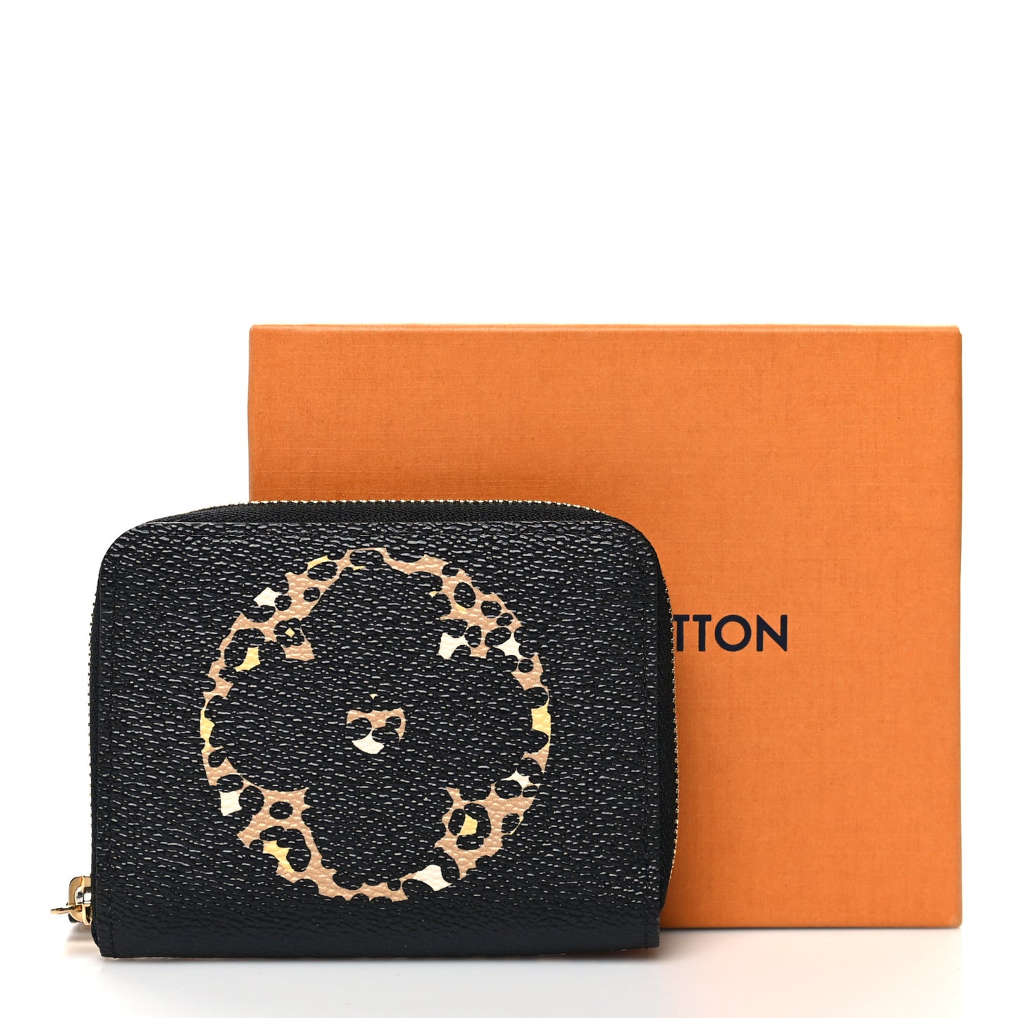 Monogram Giant Jungle Zippy Coin Purse Black