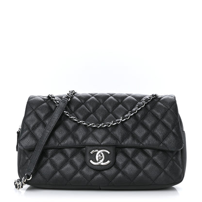 Chanel Caviar Quilted Jumbo Easy Flap Black 1 of 9