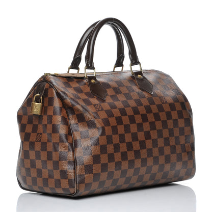 Louis Vuitton Damier Ebene Speedy 30 3 of 10