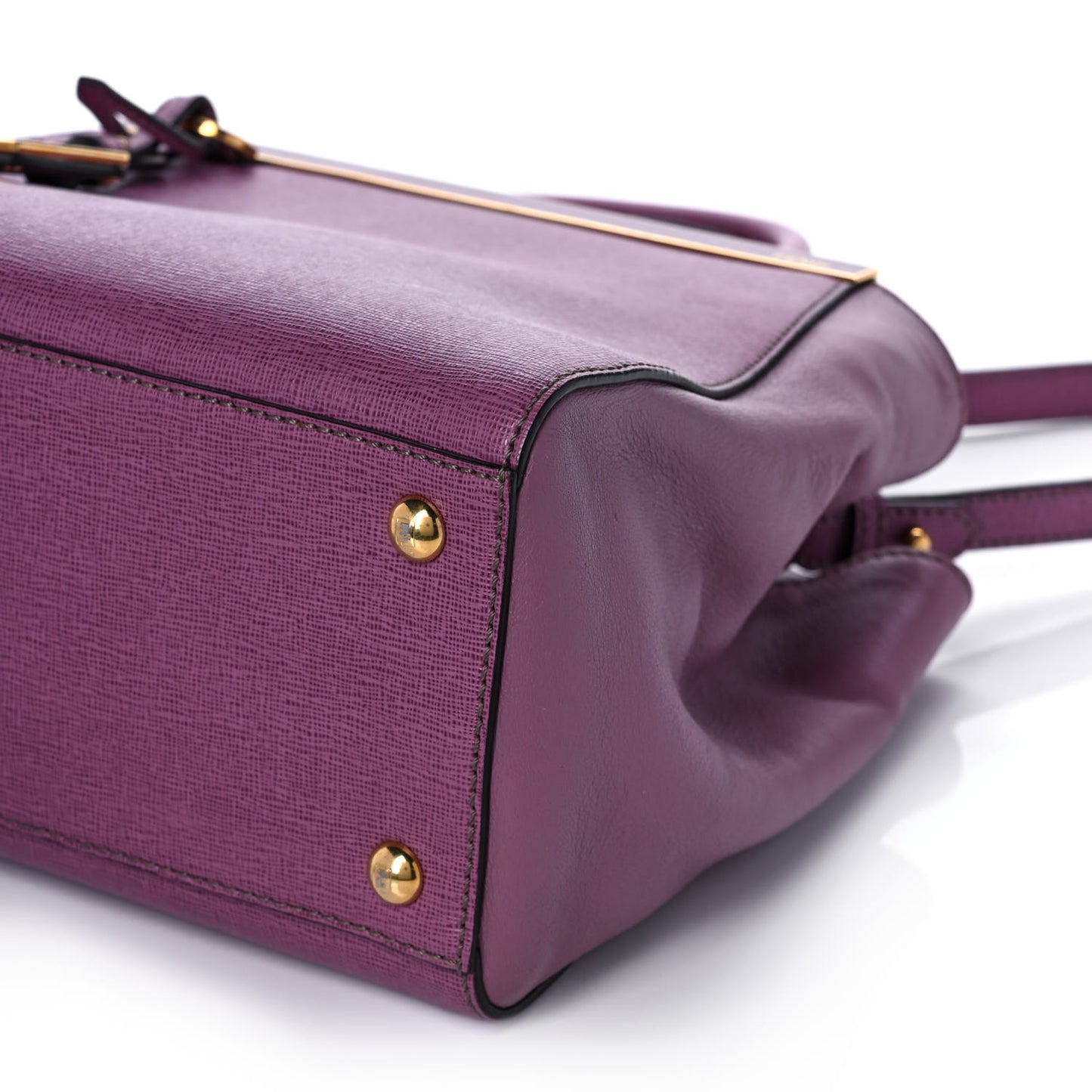 Vitello Elite Flamingo Petite 2Jours Tote Lilla Glicine