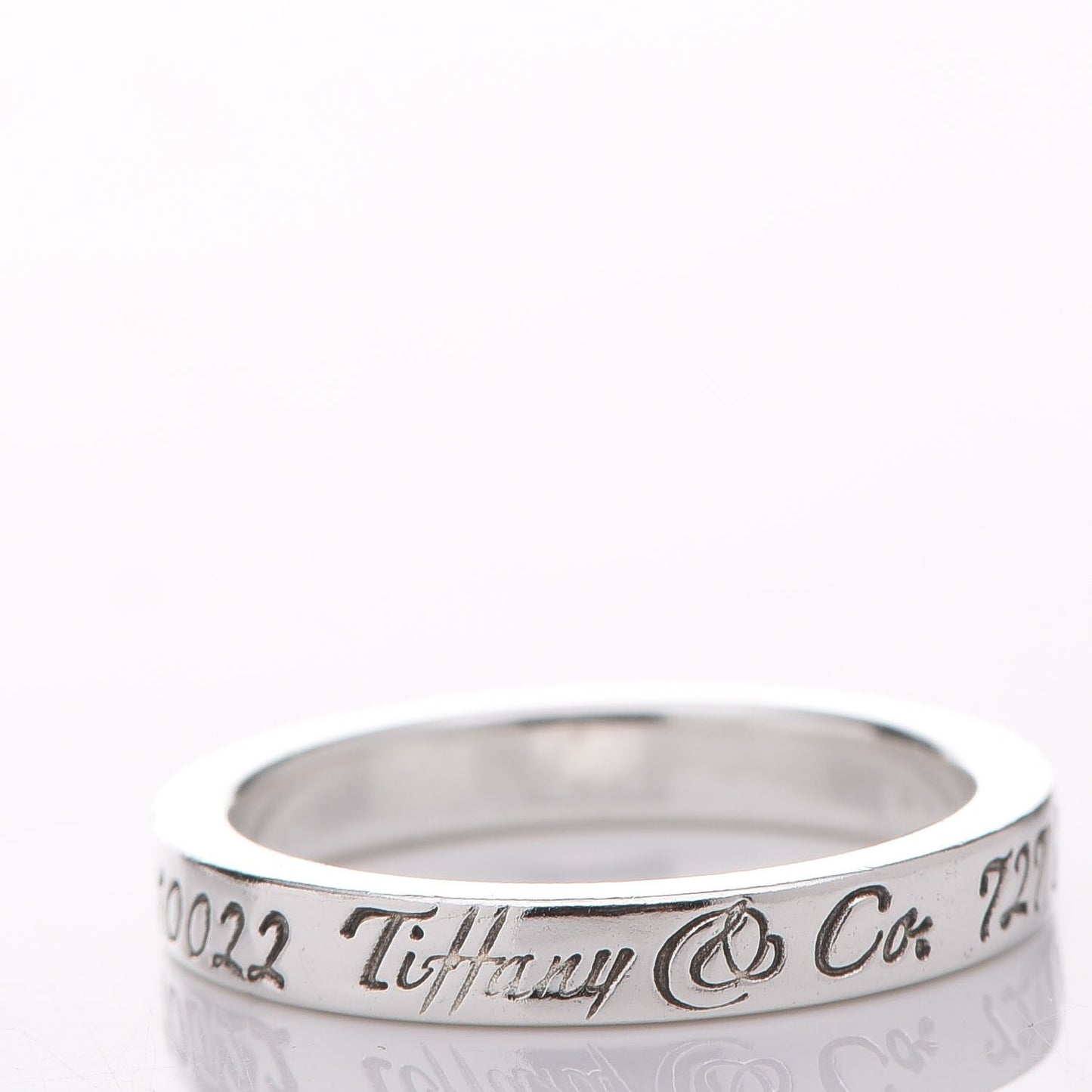 Sterling Silver Notes Narrow Ring 48 4.25
