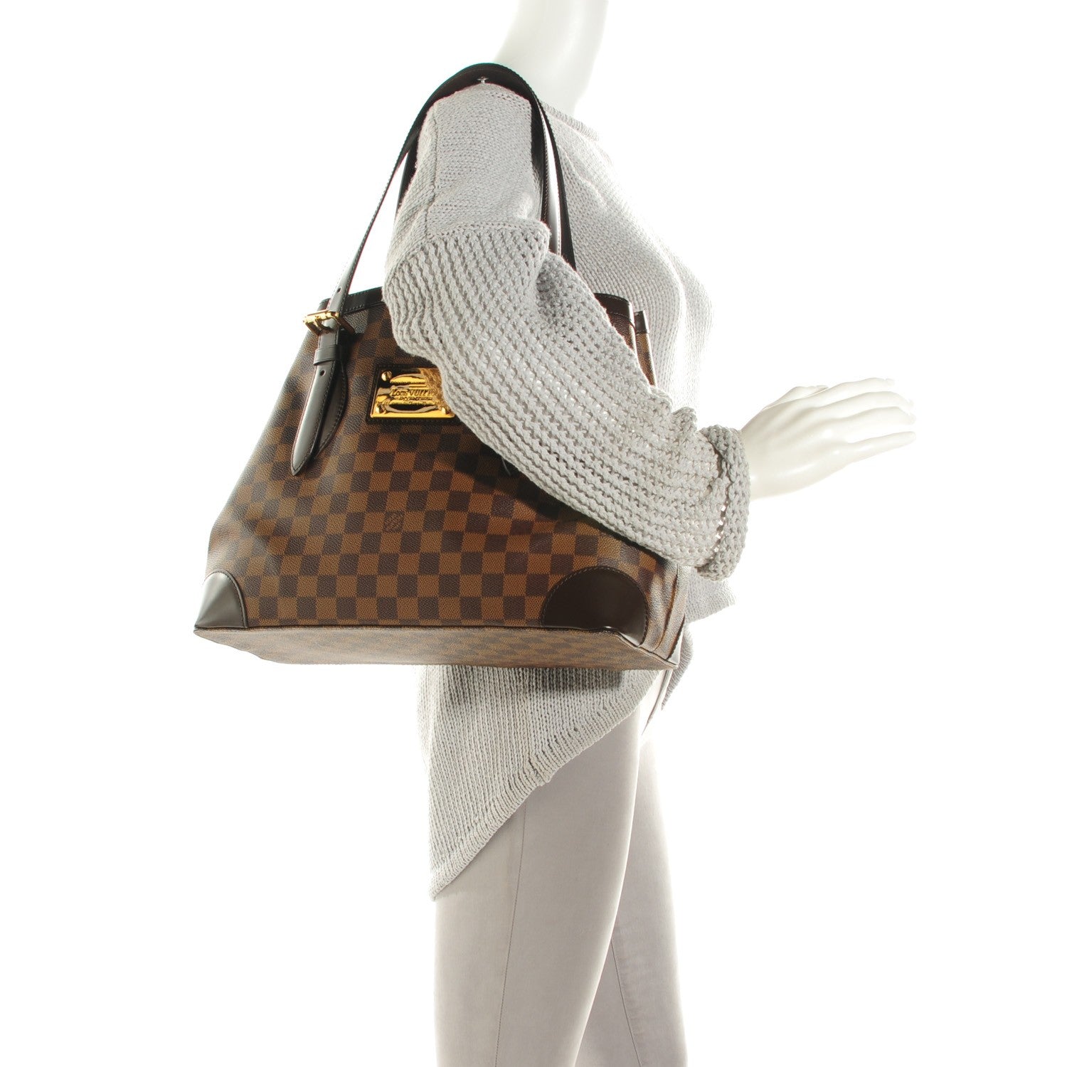 Louis Vuitton Damier Ebene Hampstead MM 2 of 7