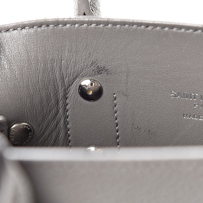 Saint Laurent Grained Calfskin Nano Sac De Jour Fog 14 of 15