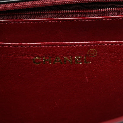 Chanel Lambskin Quilted XL Jumbo Single Flap Black 6 of 15