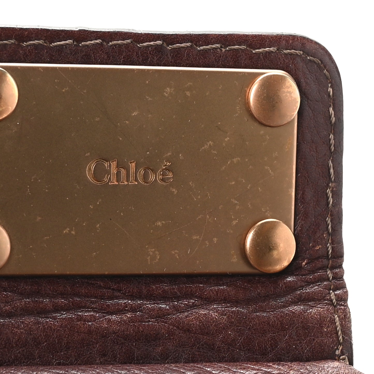Calfskin Medium Paddington Satchel Chocolate