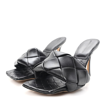 Bottega Veneta Nappa Maxi Intrecciato Lido Mule Sandals 37 Black 4 of 8