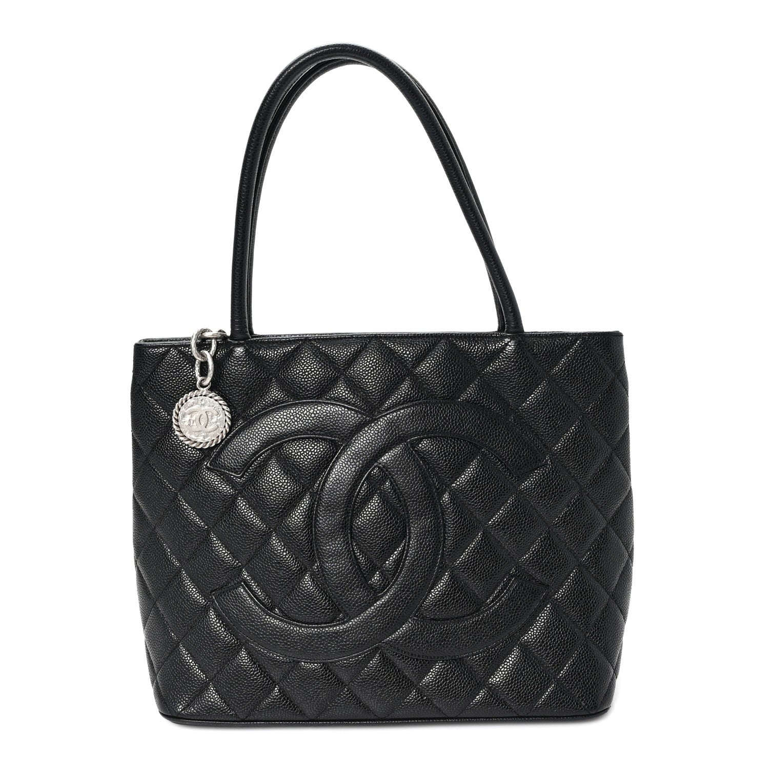 Chanel Caviar Quilted Medallion Tote Black 1 of 10