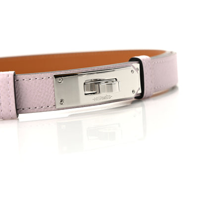 Hermes Epsom Kelly Belt Mauve Pale 5 of 5