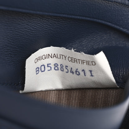 Bottega Veneta Nappa Intrecciato Bifold Zip Wallet Navy 7 of 10