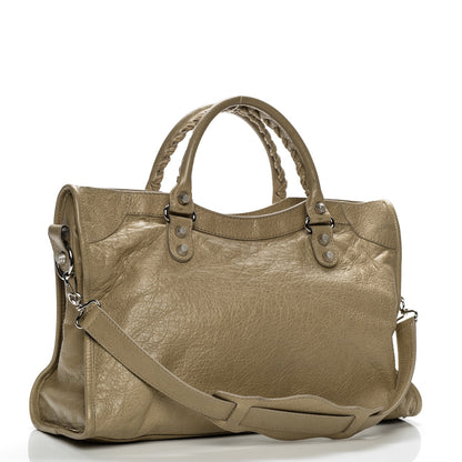Balenciaga Agneau Giant 12 Silver Hardware City Latte Beige 3 of 9