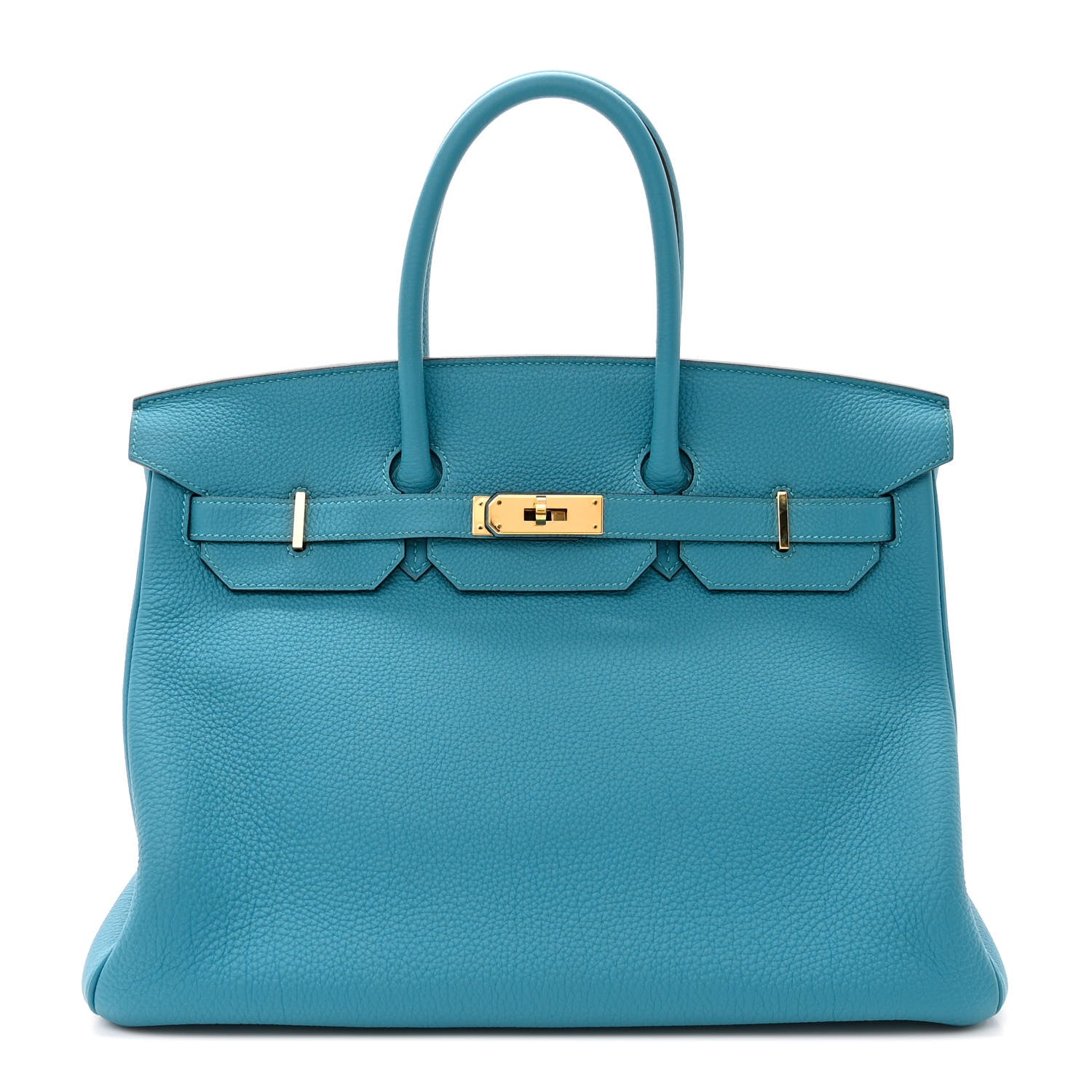 Hermes Togo Birkin 35 Turquoise 1 of 12