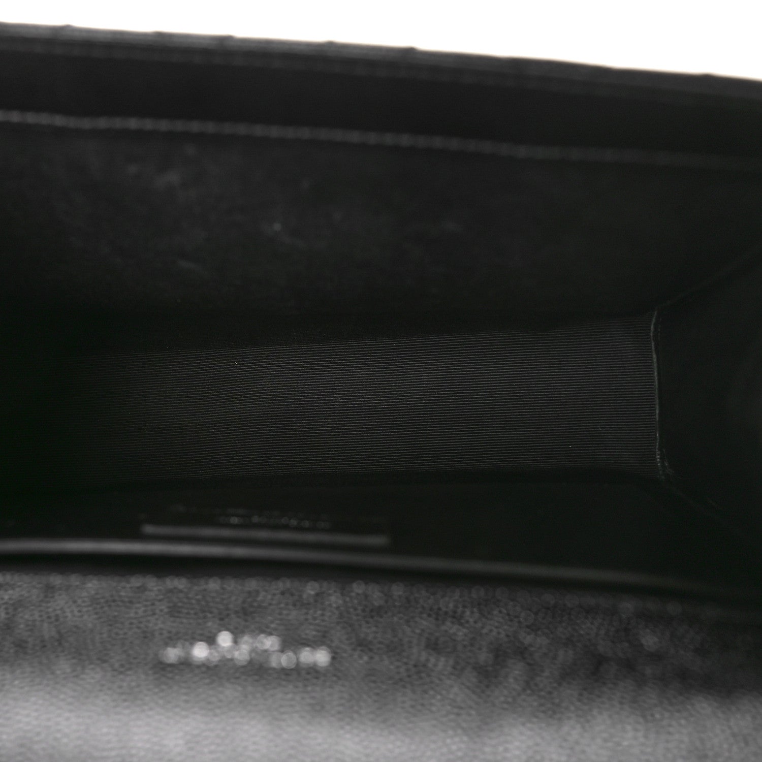 Saint Laurent Grain De Poudre Textured Mixed Matelasse Triquilt Medium Monogram Satchel Black 5 of 10