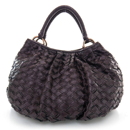 Miu Miu Leather Intreccio Woven Tote Ribes 1 of 8