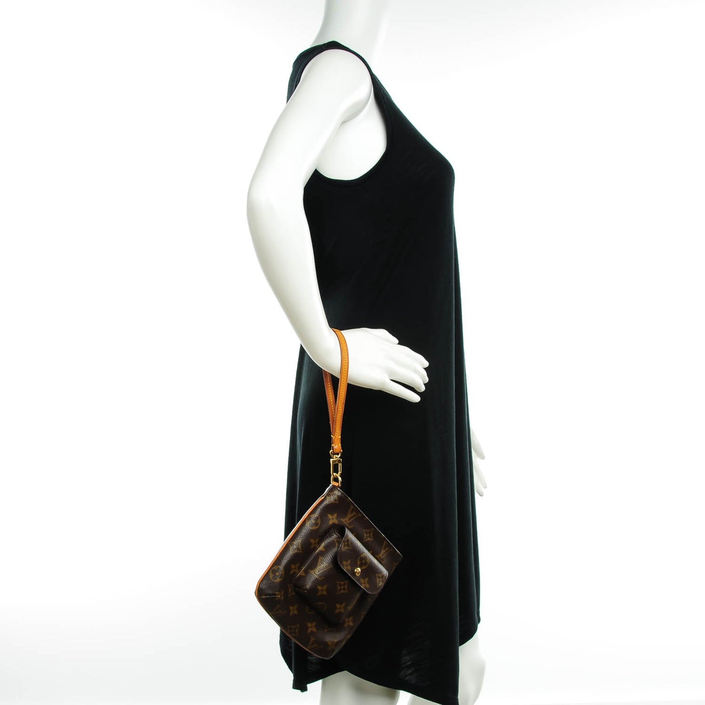 Monogram Partition Clutch