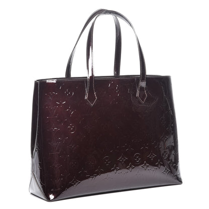 Louis Vuitton Vernis Wilshire MM Amarante 3 of 7