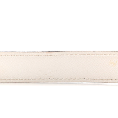 Hermes Swift Epsom 24mm Sydney Belt 80 32 Bleu Izmir White 3 of 7